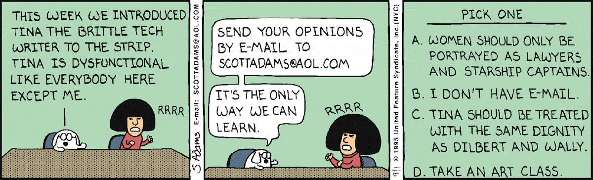 Dilbert Cartoon